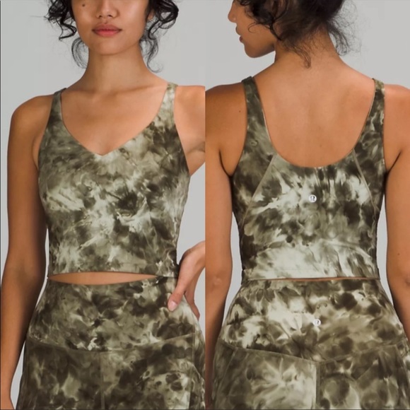 lululemon athletica Tops - Lululemon Align Cropped Tank Top - Diamond Dye